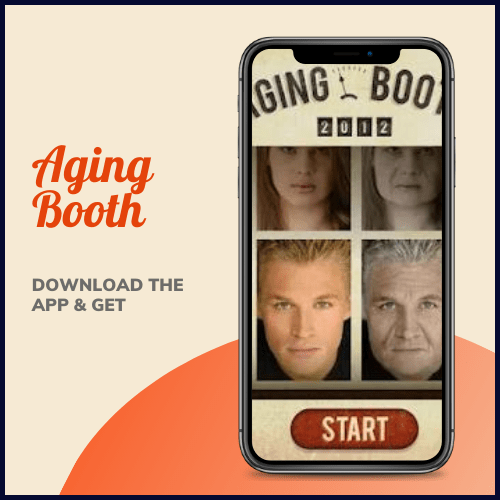 Aging booth face changer app