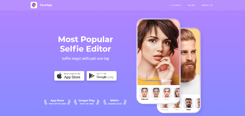 FaceApp AI Face editor