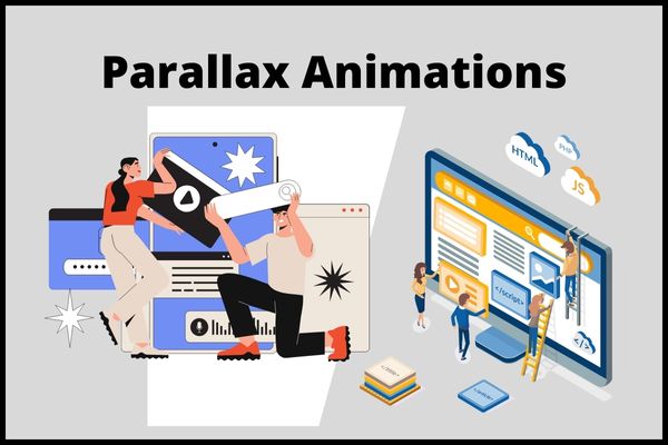 Parallax Animations web design trends