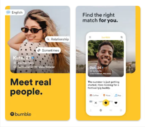 Bumble dating app