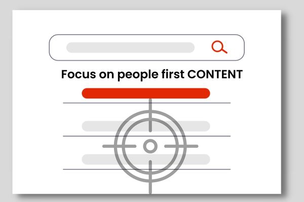 google helpful content update tip to focus on people first content