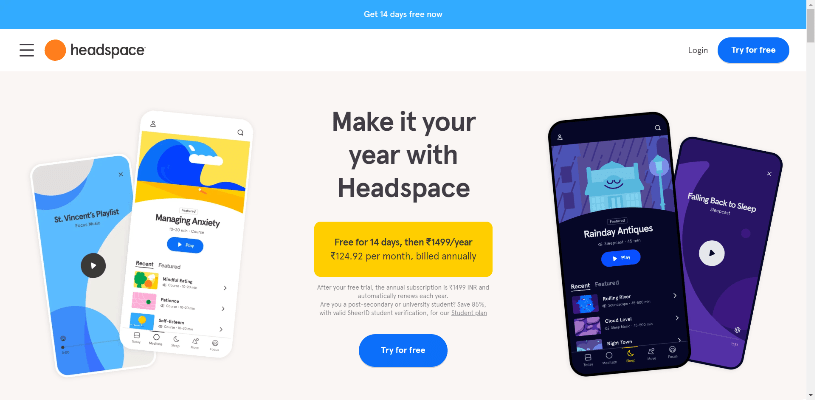 Headspace app