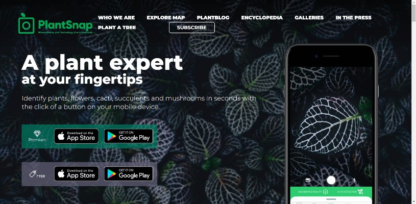 plantsnap plant identifier app
