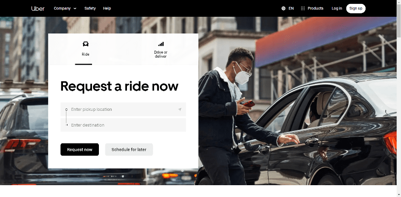 uber taxi app